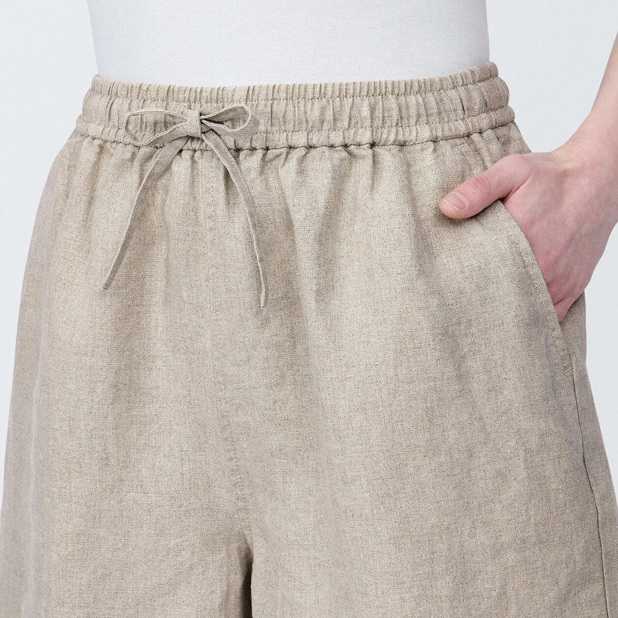 Washed Linen Shorts