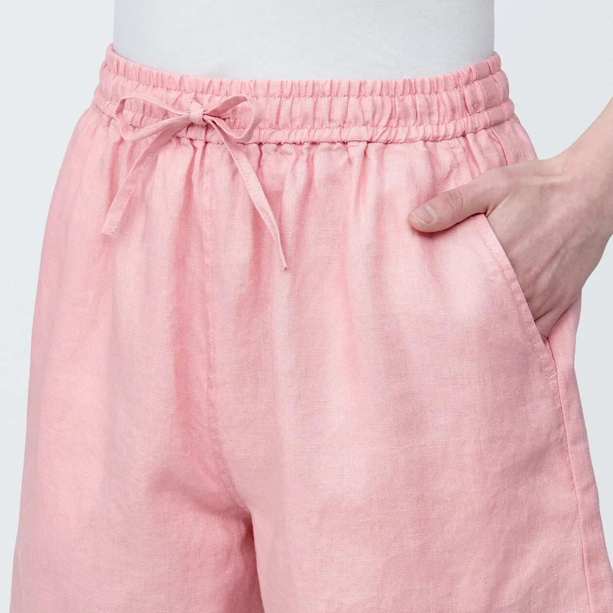 Washed Linen Shorts