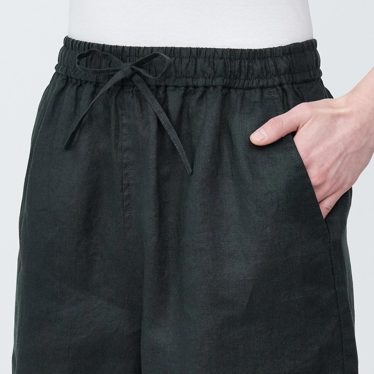 Washed Linen Shorts