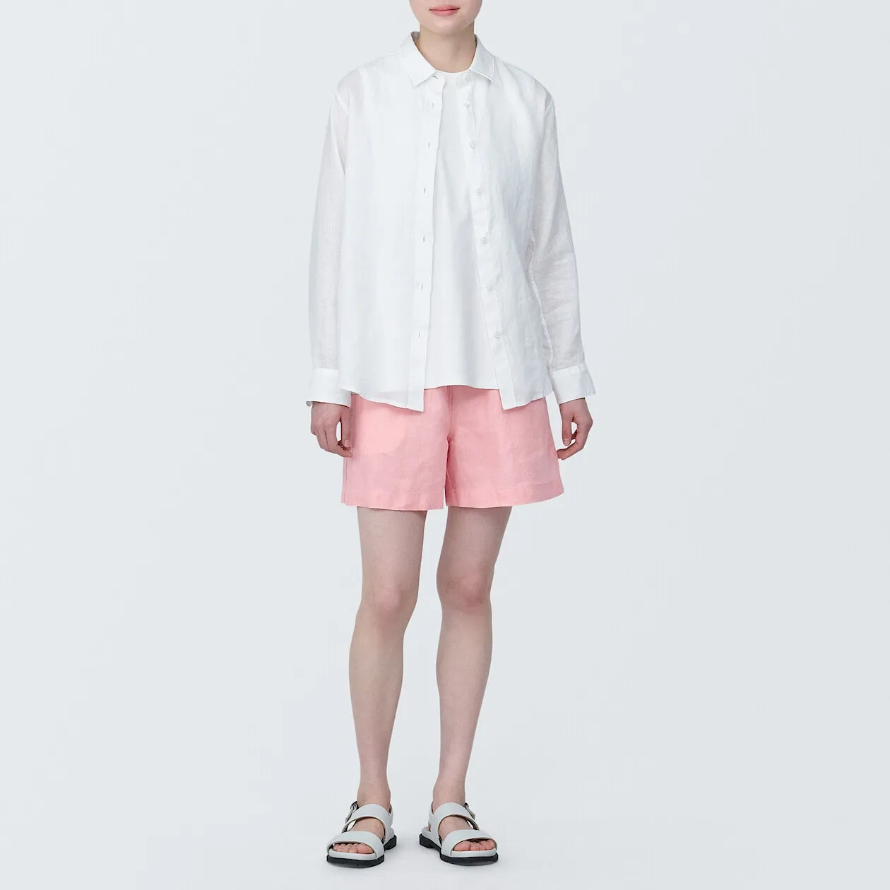 Washed Linen Shorts