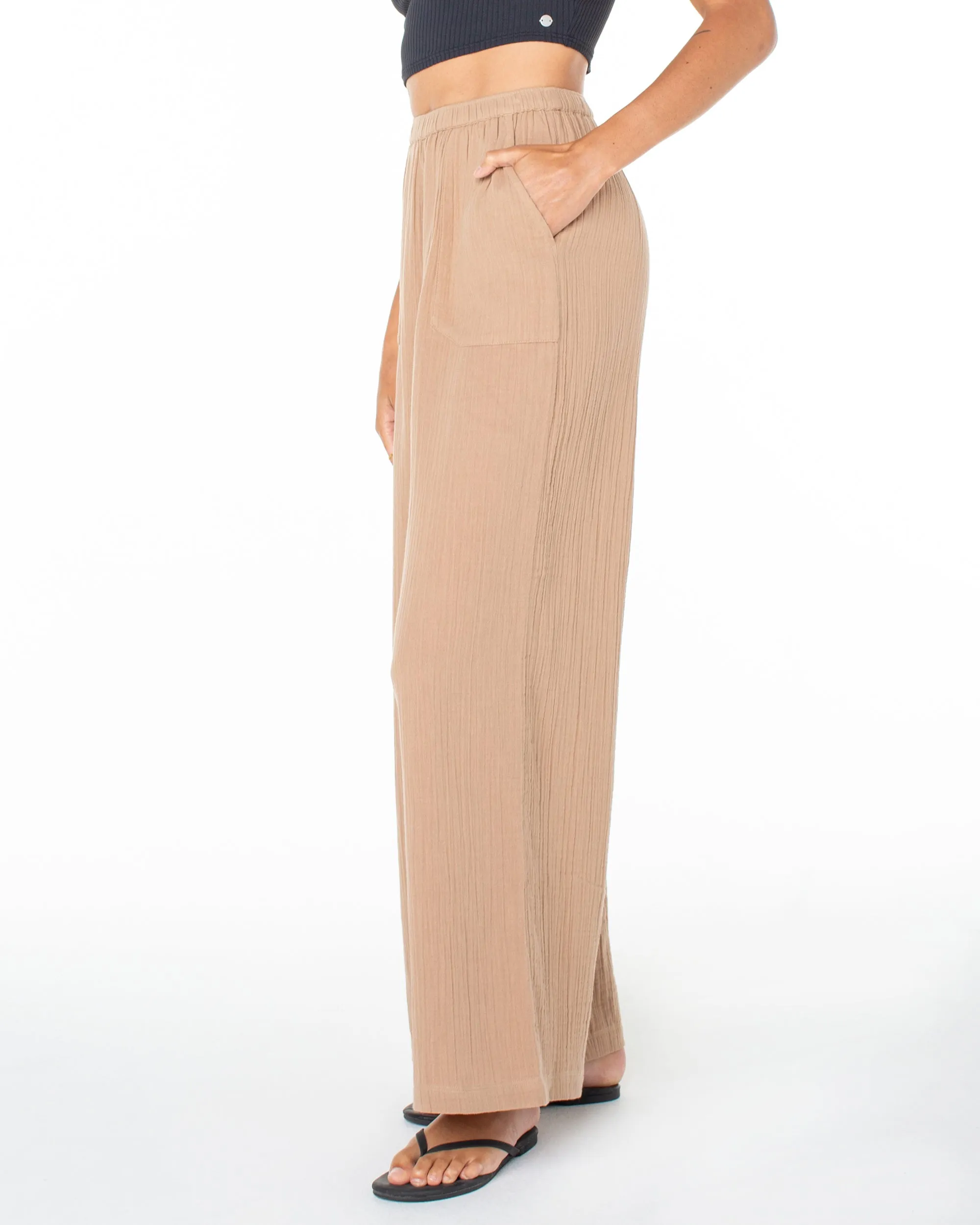 What A Vibe Wide Leg Pants - Amphora