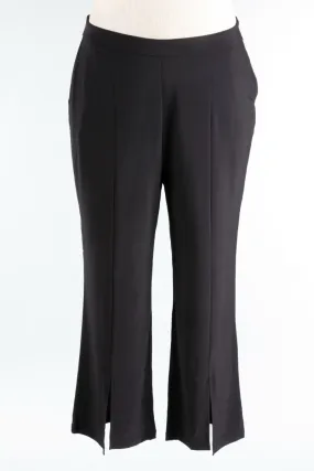 Women's Habitat Liv | Front Slit Wide Leg Crop Pant | Black