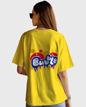 Womens Oversized TShirt Funky Bubble