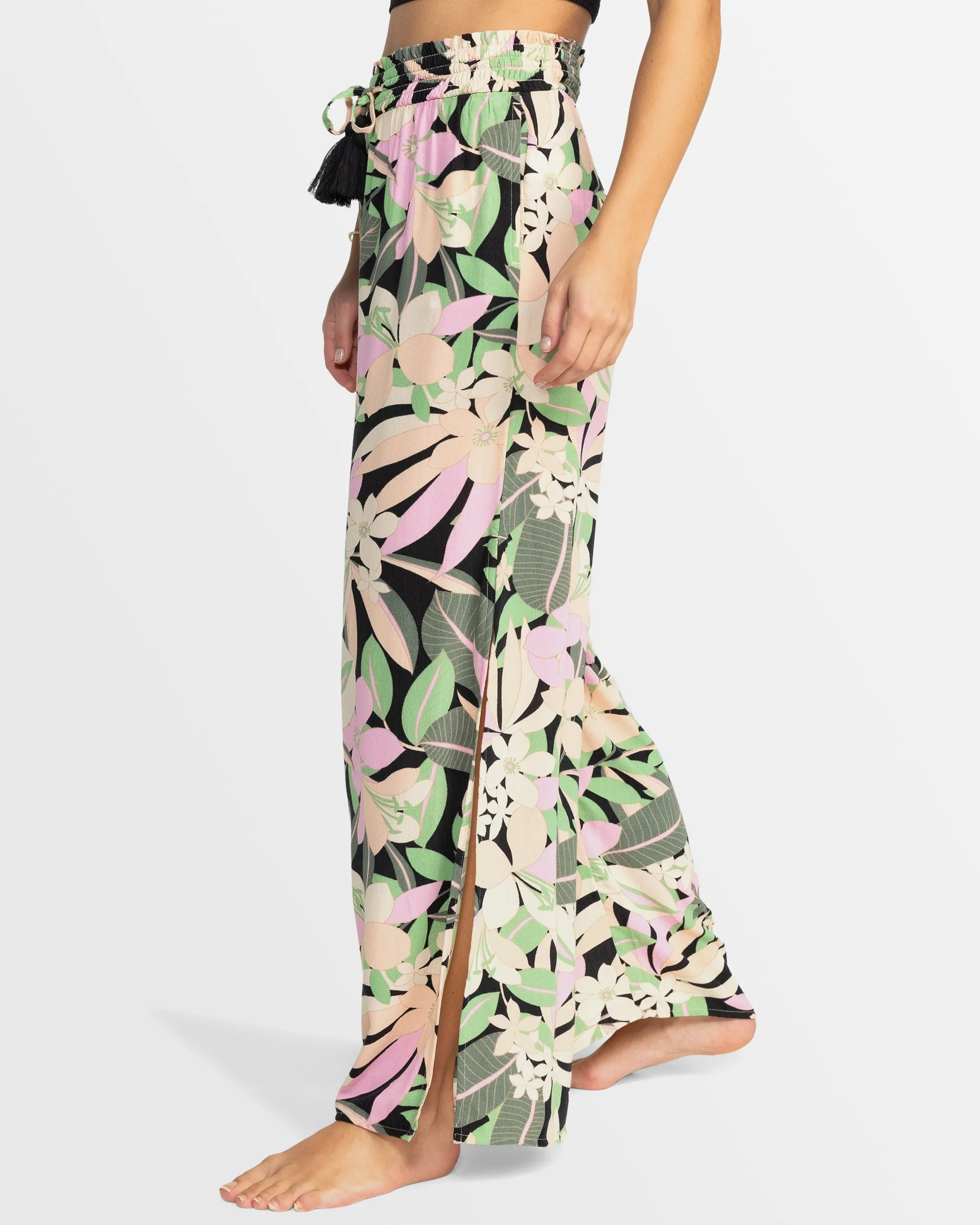 Womens Tropical Rhythm Long Length Beach Trousers